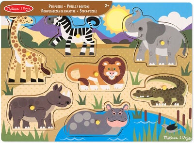 Melissa & Doug Knottepuslespill Safari 7 Brikker