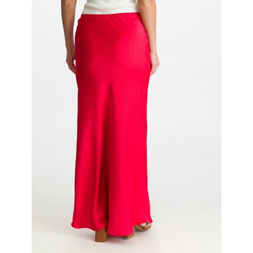 Neo Noir Vicky Heavy Sateen Nederdel, Red, 36
