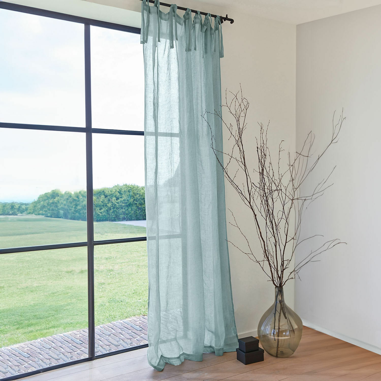 Gardine Gryphia 250/135 cm | blau