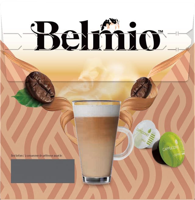 Belmio Cappuccino kaffekapsler til Dolce Gusto (8x2 pakke)