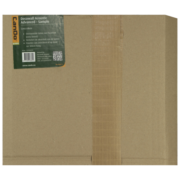 Kleurstaal lattenwand Decowall Advanced lava eiken 18x30 cm