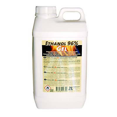 Ethanol en gel 96% Pyrofeu en bidon de 2 litres