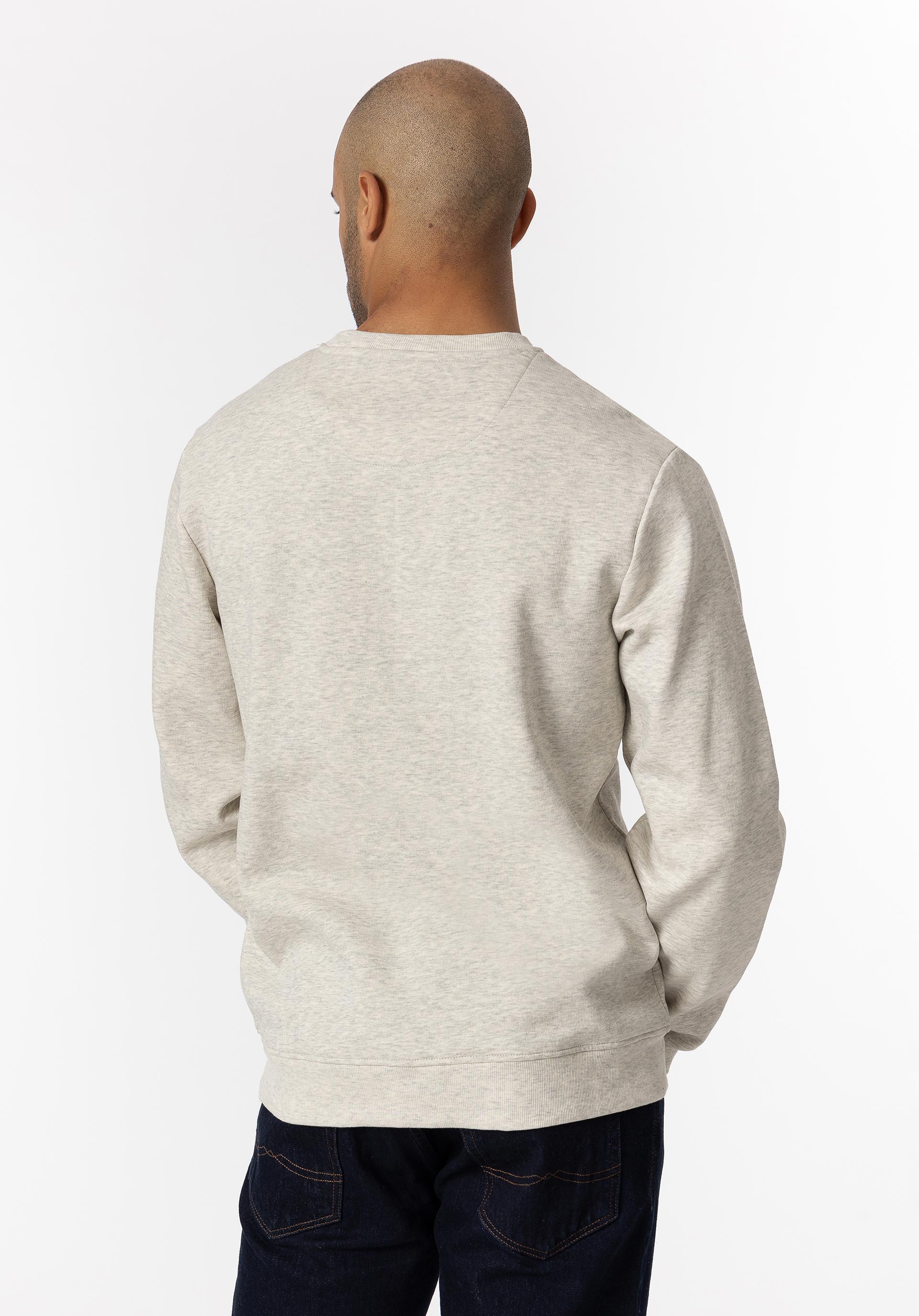 Sweatshirt com Texto Bordado