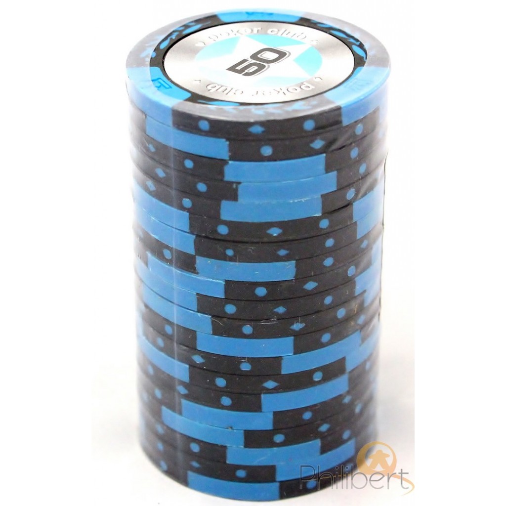 20 Jetons de poker Crown - Marqué 50