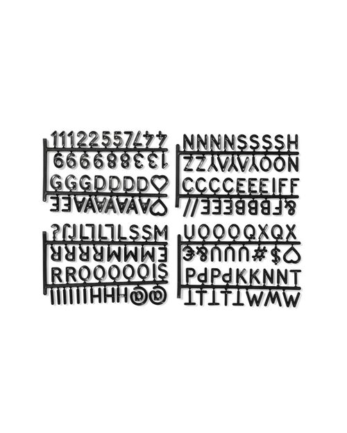 lettres pour caisse pliable