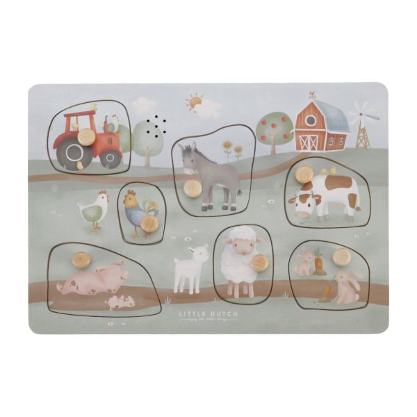 Little Dutch Little Farm Geluidenpuzzel