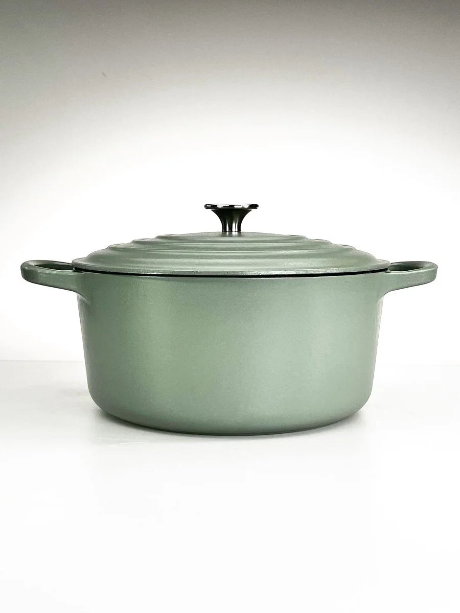 Redelaar Braadpan Gietijzer 26cm / 4.5L Mat Groen