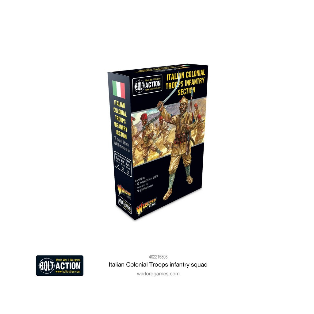 Bolt Action - Italian Colonial Troops Infantry Squad
