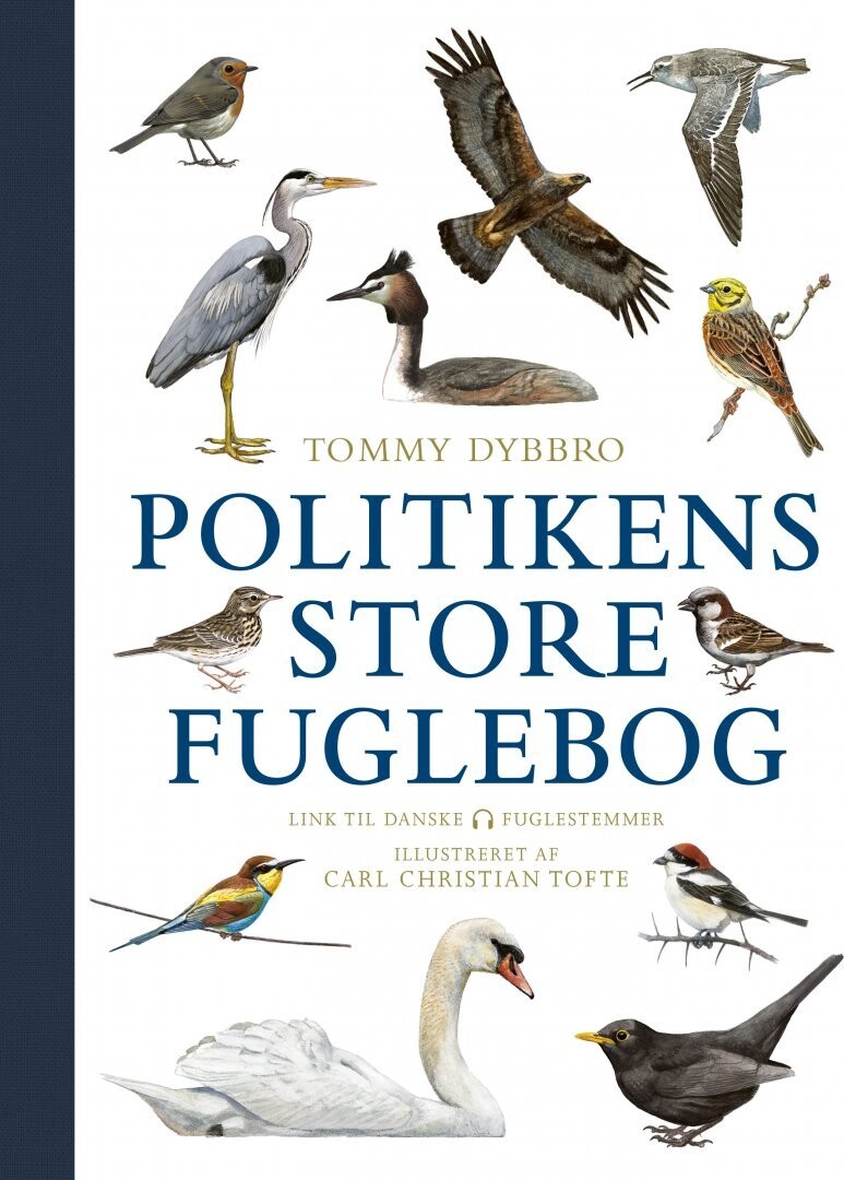 Politikens Store Fuglebog - Tommy Dybbro - Bog