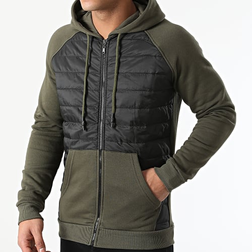 Veste Zippée Capuche GW-2514 Vert Kaki