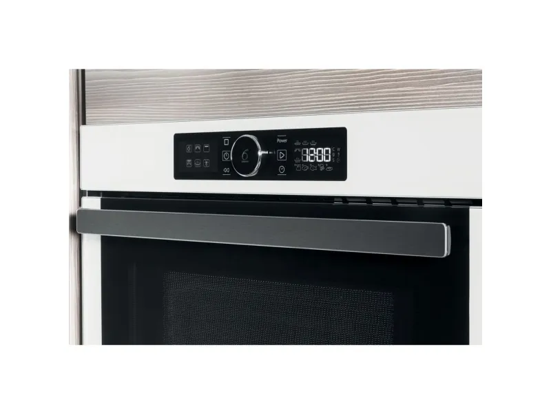 Whirlpool Absolute AMW 730/WH - Mikrobølgeovn med grill - til indbygning - 31 liter - 1000 W - hvid