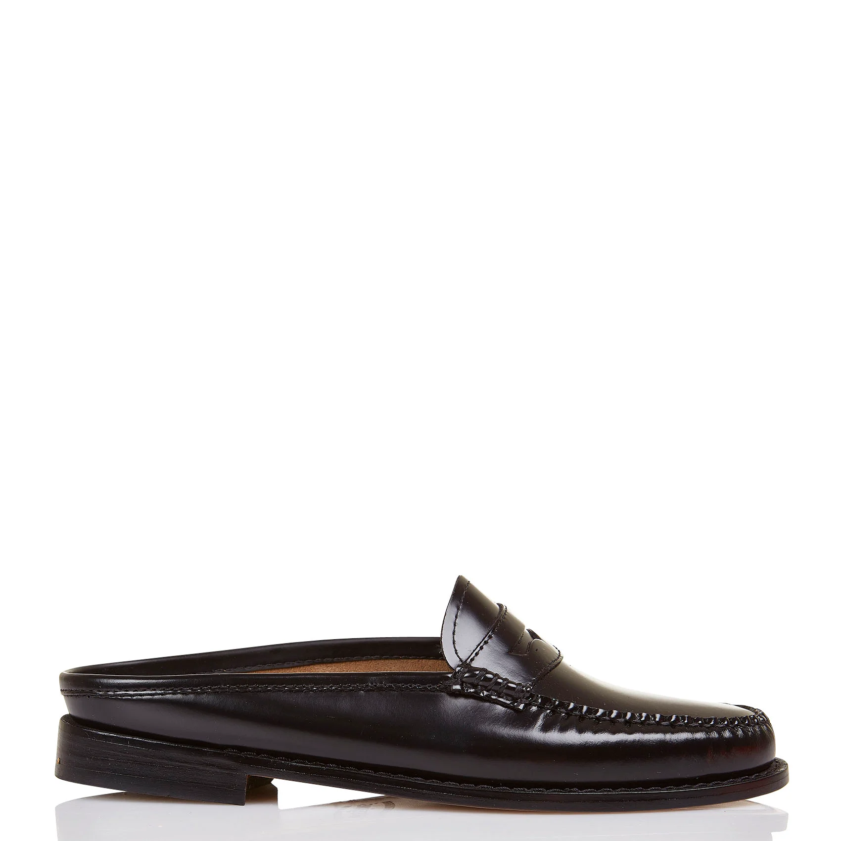 Mules Mocassins en cuir | Noir