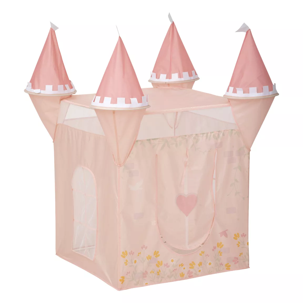 Tente pop-up enfant (H78 cm) Château Rose