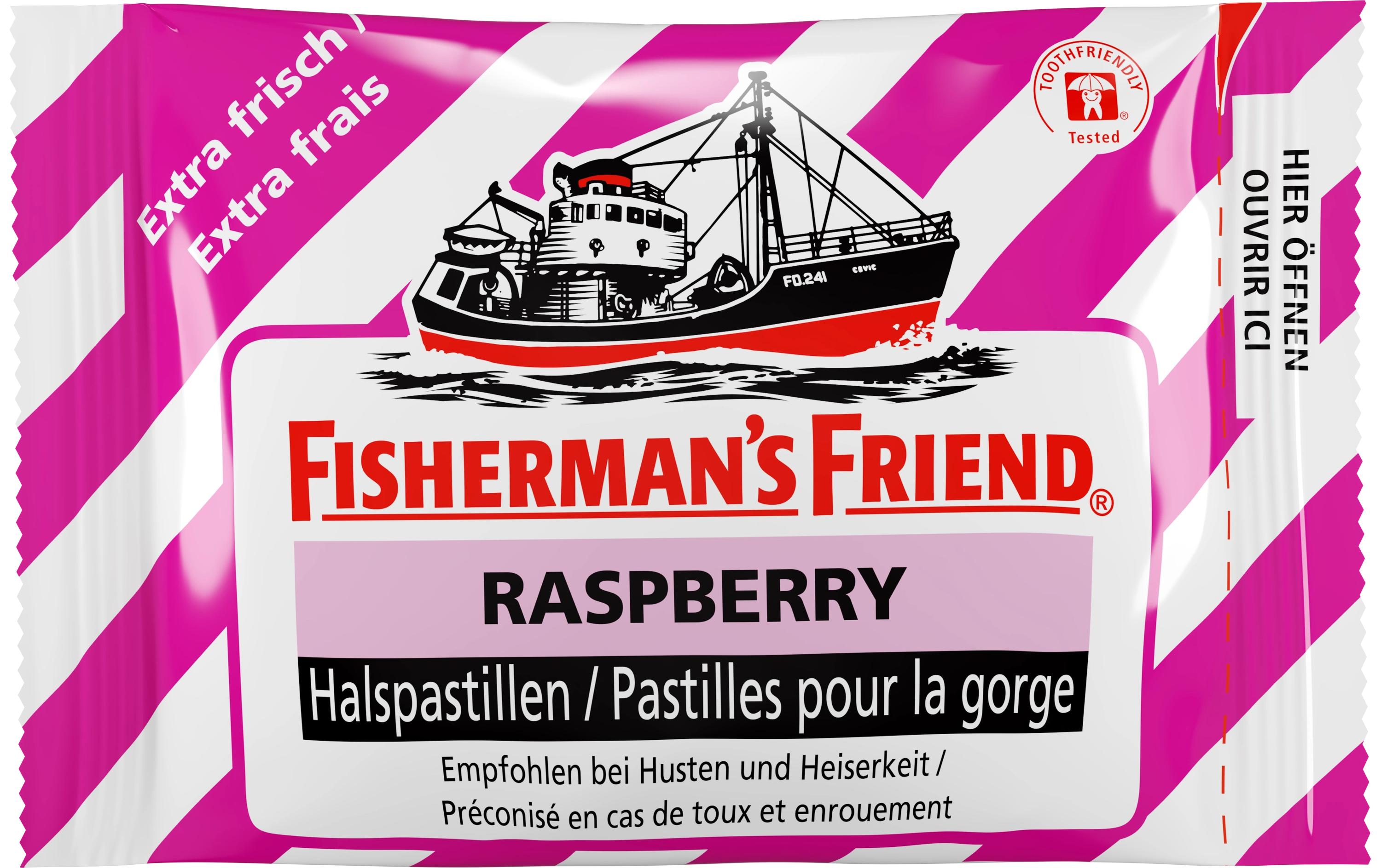 Bonbons Raspberry 25 gHalspastillen mit Himbeergeschmack