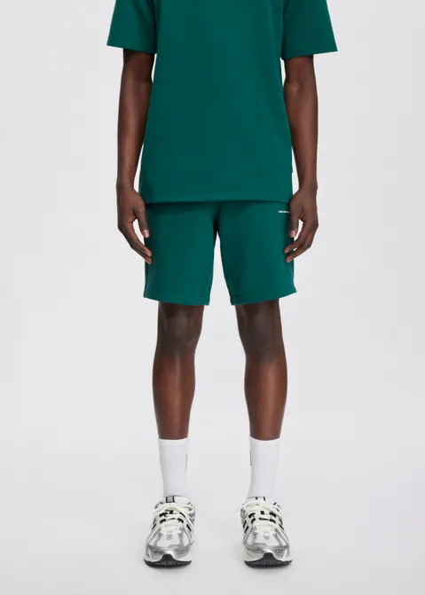 Korte broek met logo groen (GRN.D)