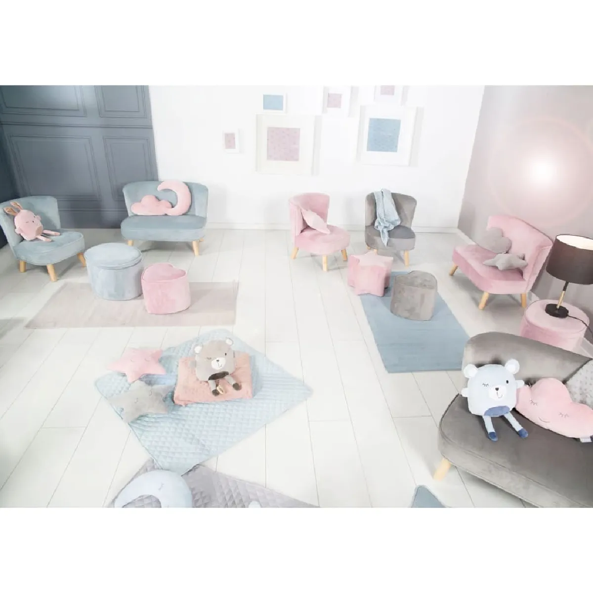 Roba Chaise Enfant Gris Argenté