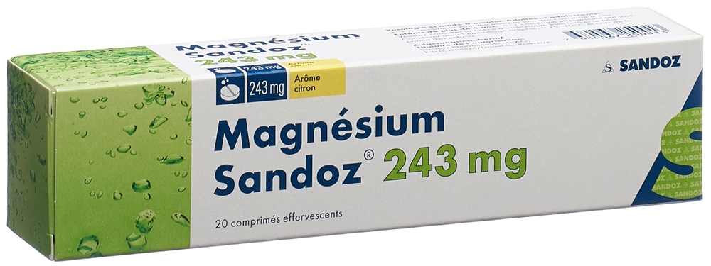 MAGNESIUM Sandoz Brausetabl Ds 20 Stk
