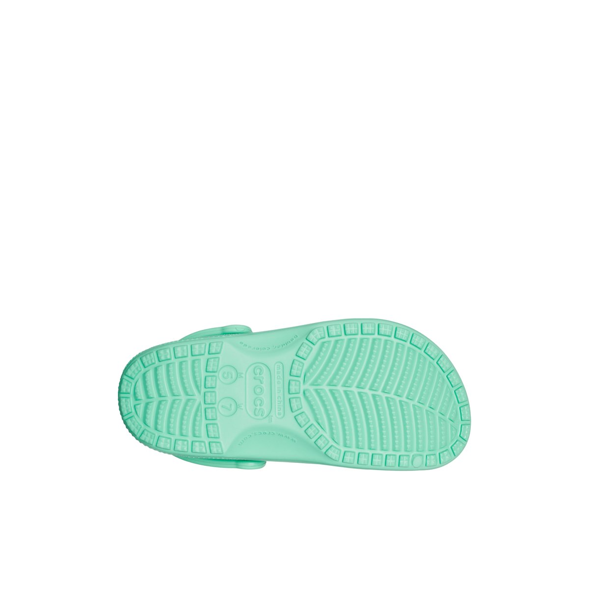 CROCS-Classic-Sabot d'eau - Talon plat - Vert