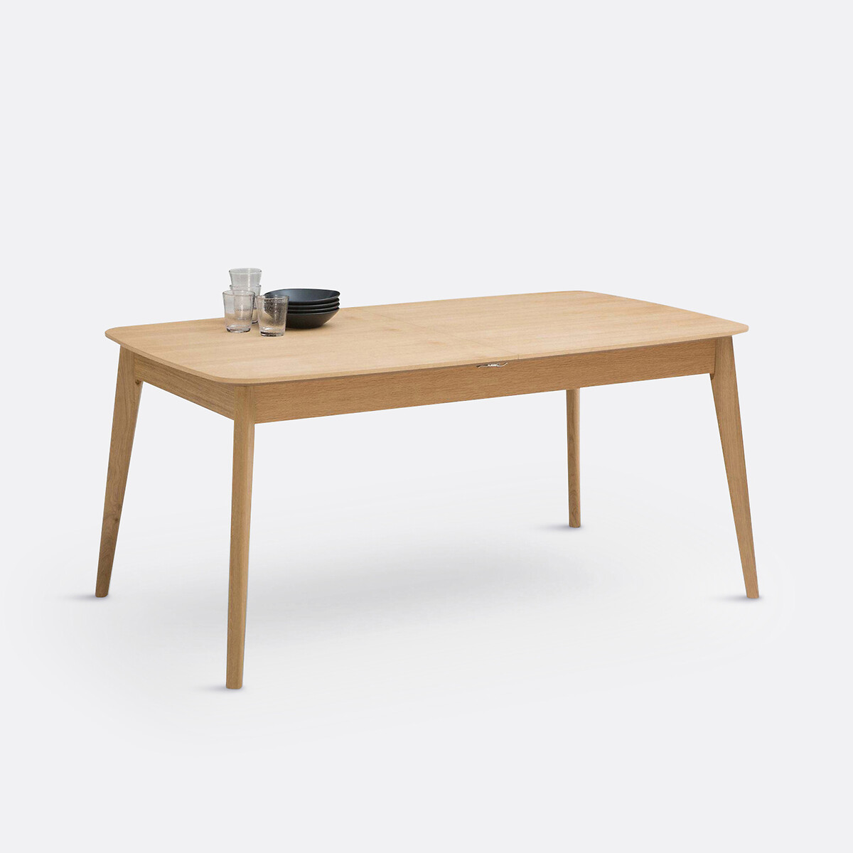 LA REDOUTE INTERIEURS<br>Mesa extensível em carvalho 4/10 pessoas Biface