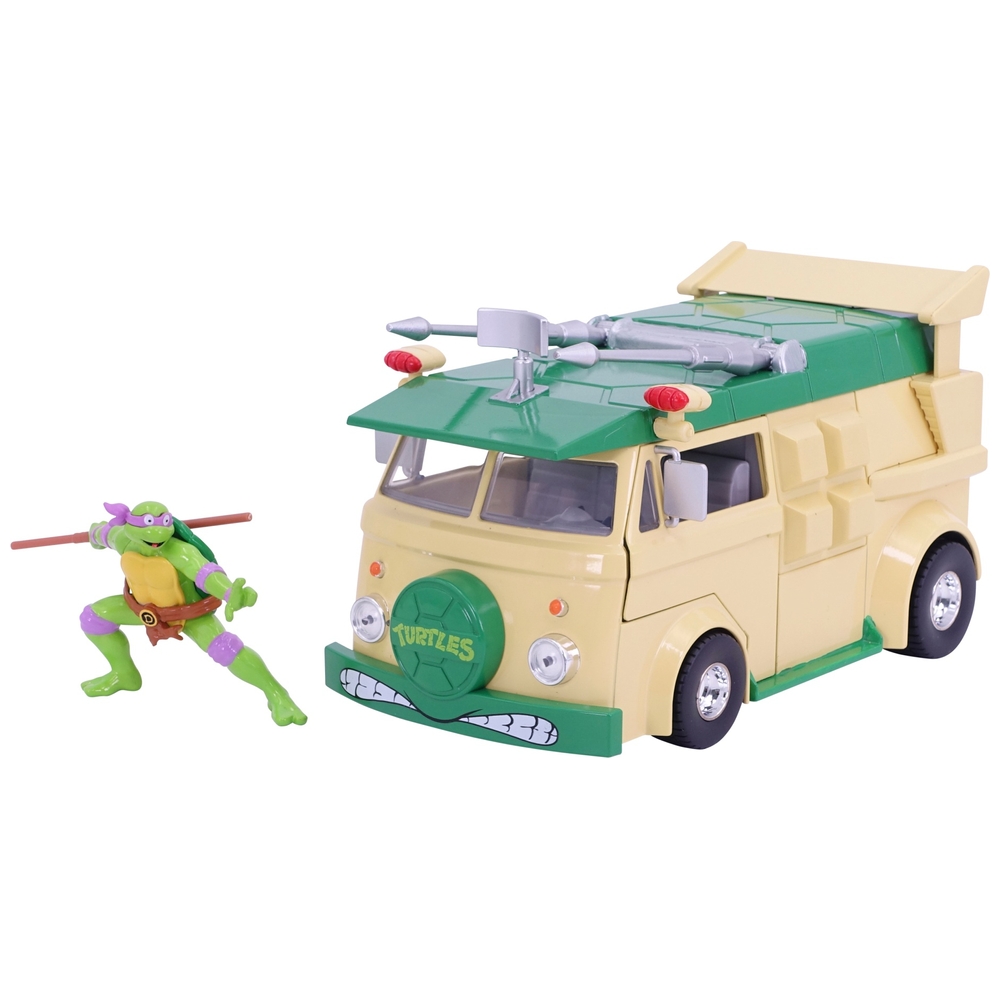 Teenage Mutant Ninja Turtles Partywagen mit Donatello-Figur