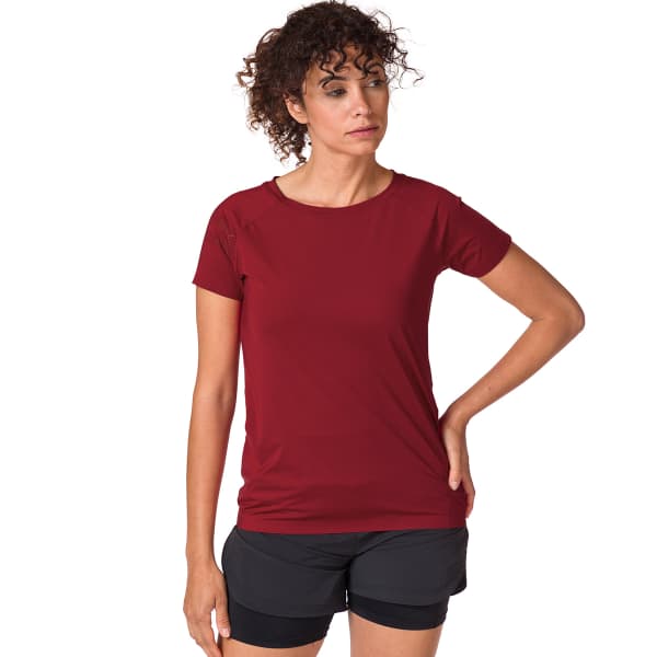 T-shirt randonnée ROSSIGNOL W TECH LIGHT TEE CHERRY