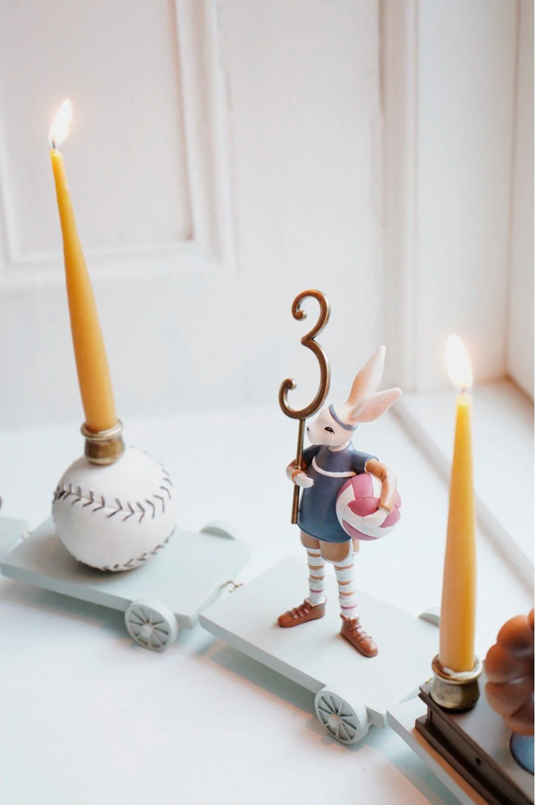 Konges Sløjd 20 Pack Birthday Train Candels