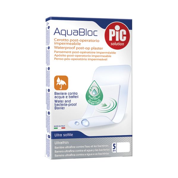 Pic Aquabloc Penso Pós-Operatório Impermeável 10cmx8cm 5 Unidades