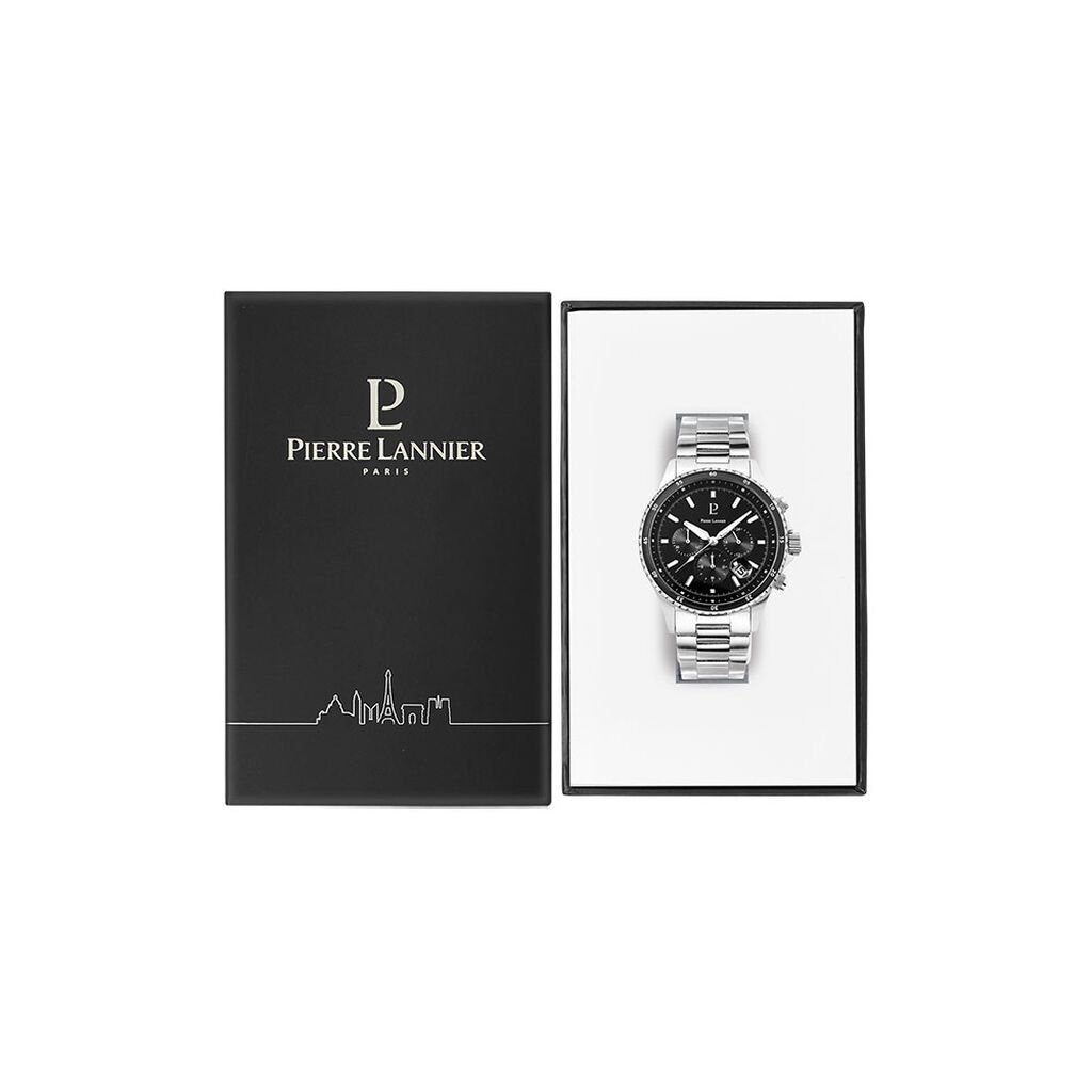 Montre Pierre Lannier Cronos Noir