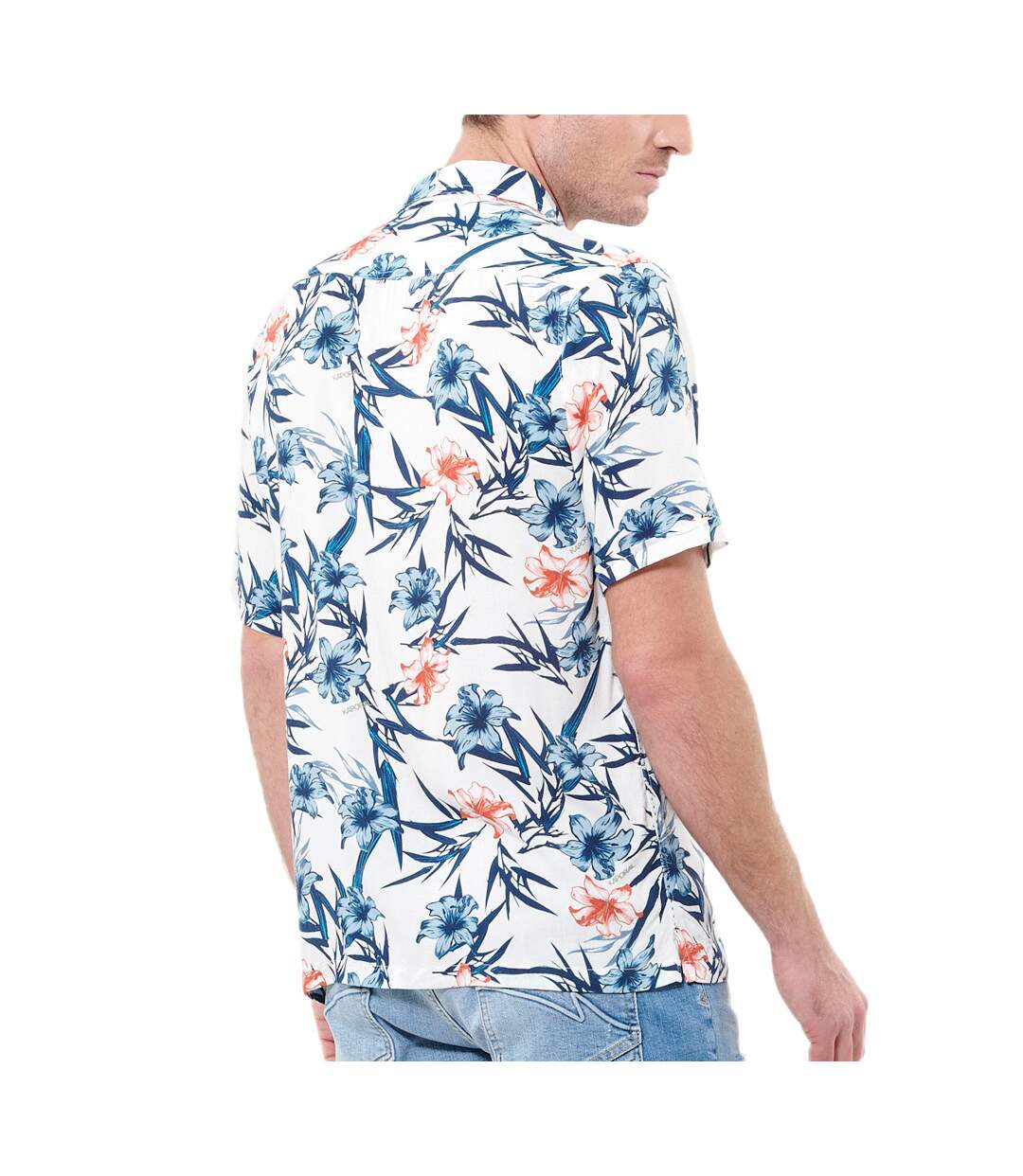 Chemise Blanche Imprimé Homme Kaporal Macaoe
