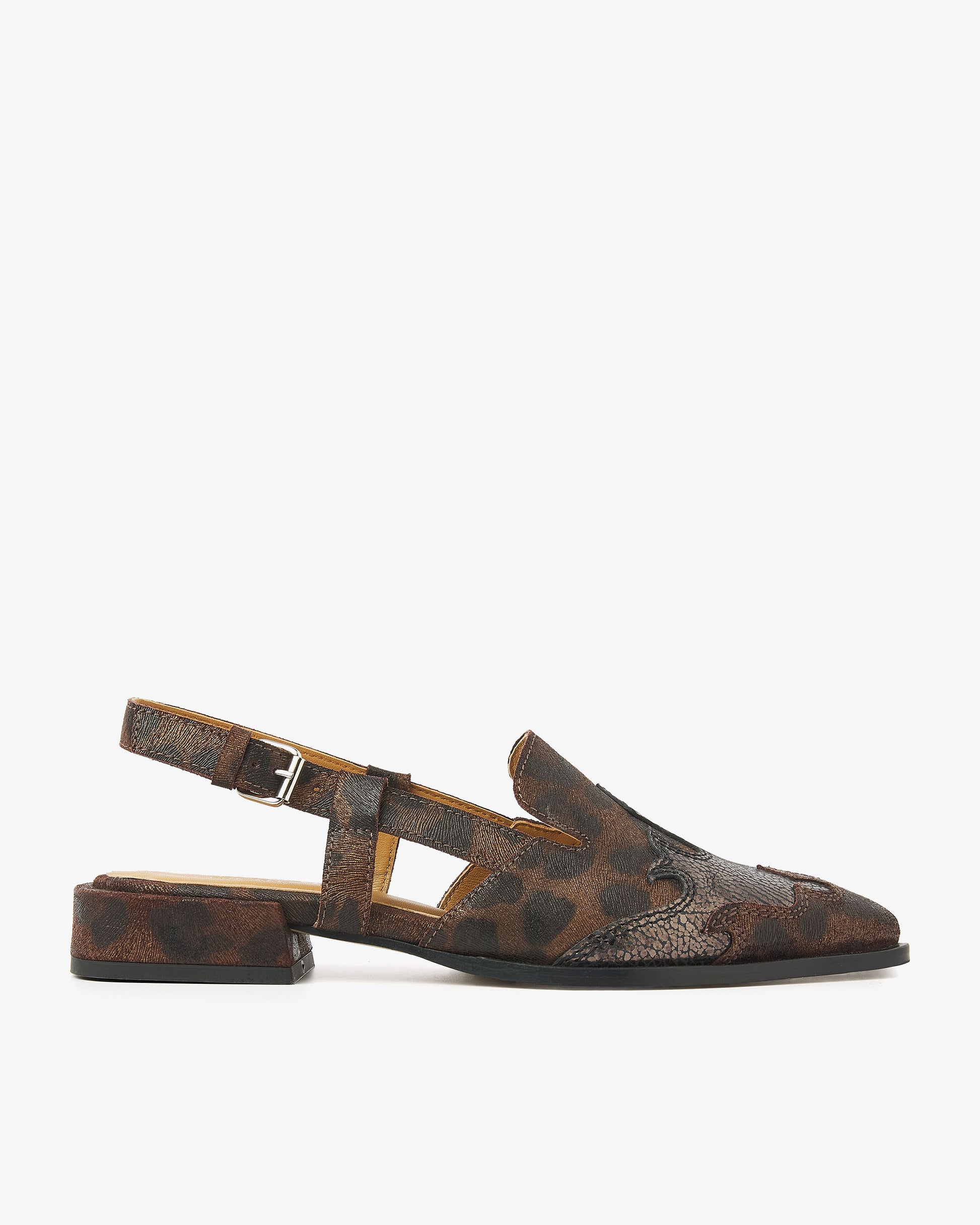 VIA VAI luipaardprint slingbacks Jazz Vaienna