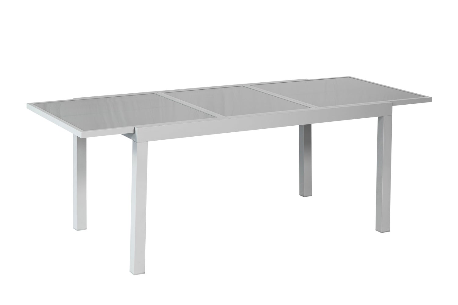 Taviano 5-delige tuinmeubelset, klapstoel, uitschuifbare tafel 160 (220) x 90 cm, diamantbruin