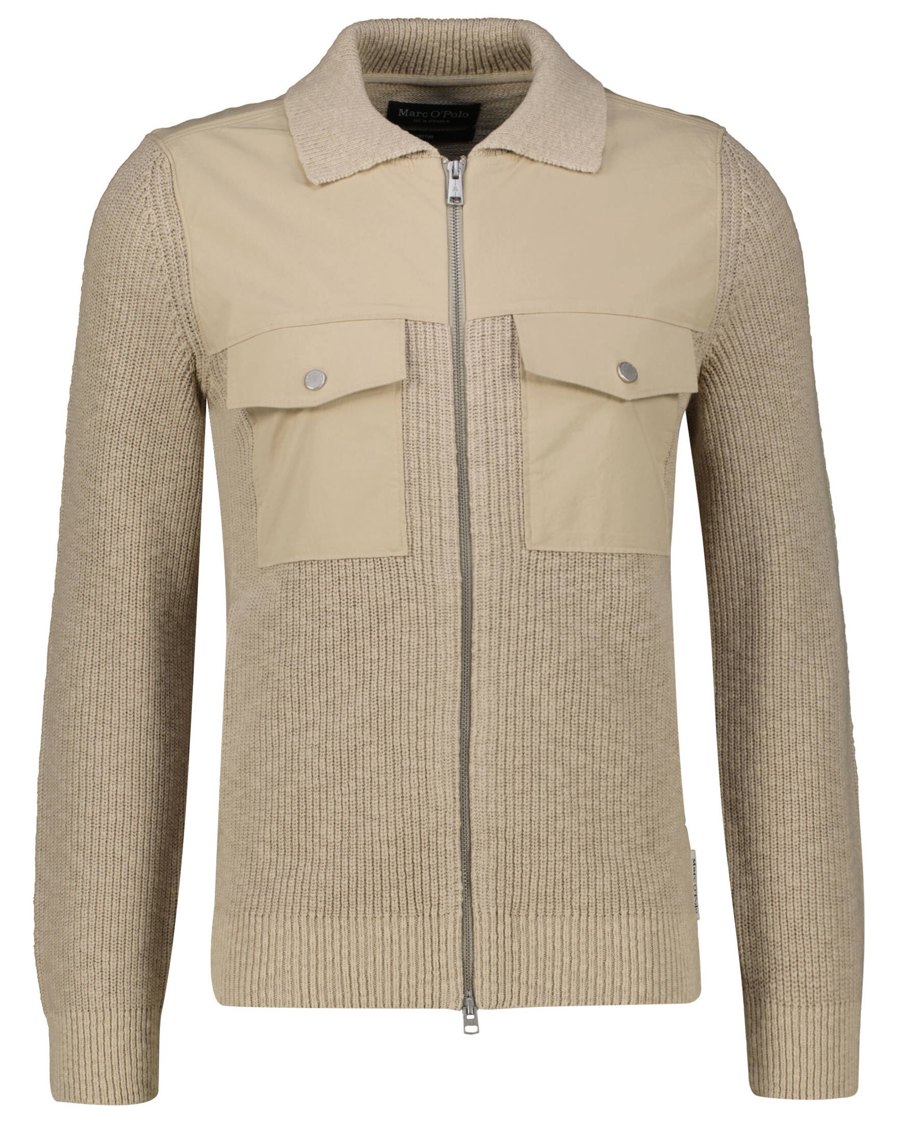 Marc O'Polo| Herren Strickjacke HYBRID Regular Fit