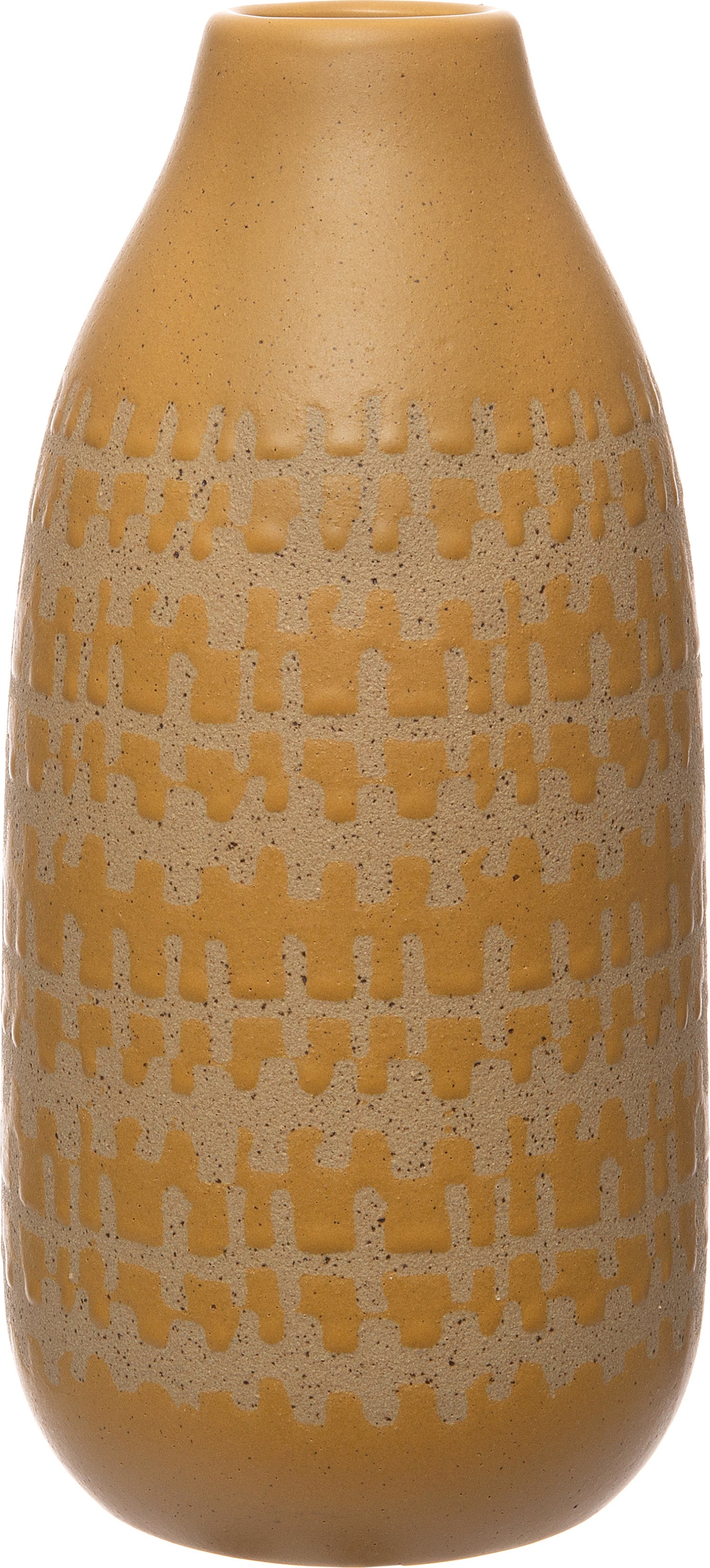 Intratuin vaas oranje D 14,5 H 30,5 cm