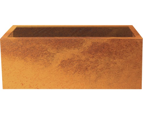 Palatino Lotte plantenbak, Cortenstaal, 120 x 40 x 50 cm, roest