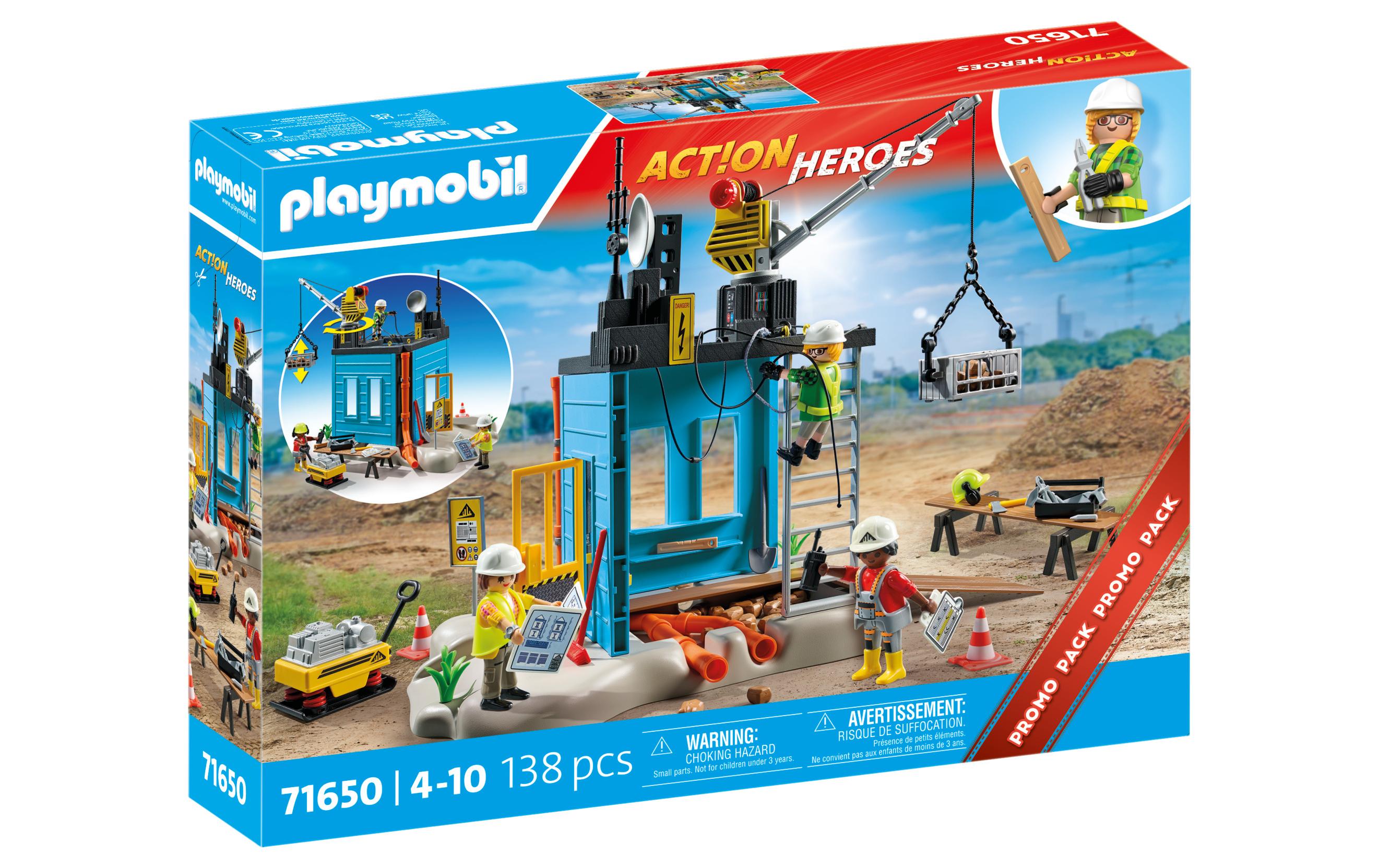 Baustelle 71650Kreatives Spielset mit 138 Teilen