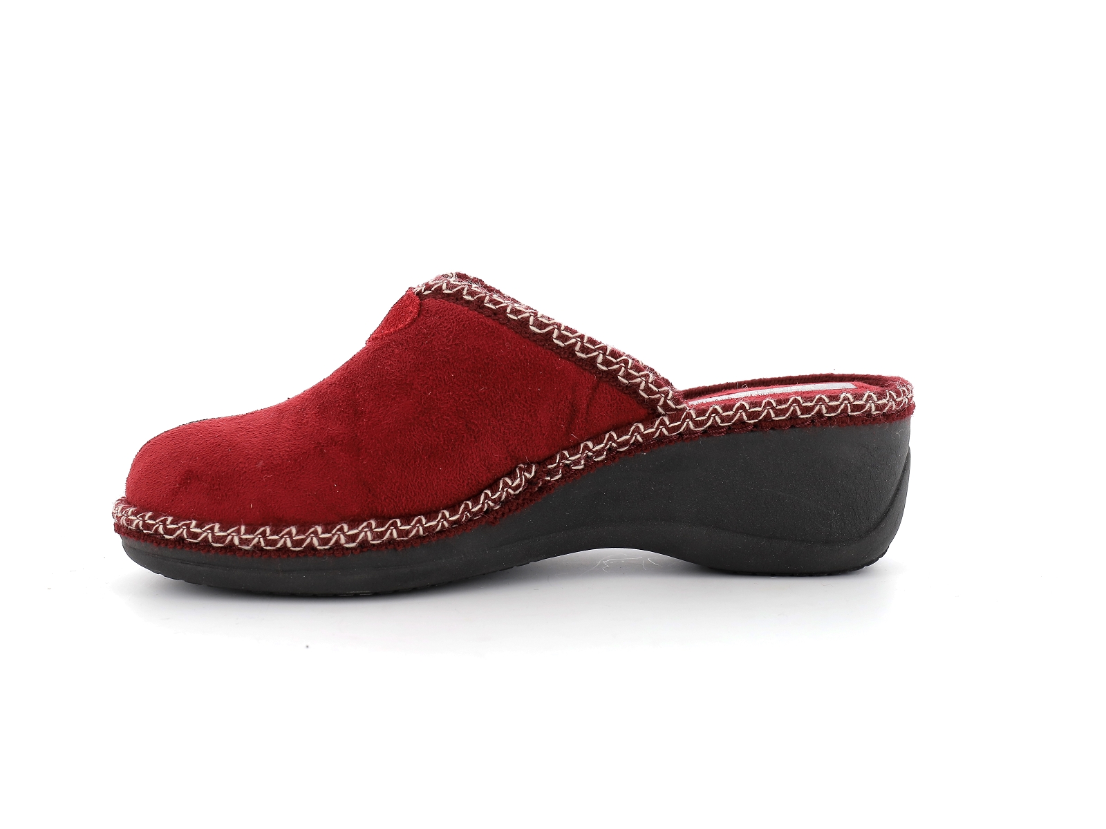 S brand-ASHLEY 3 Textile Noir Bordeaux