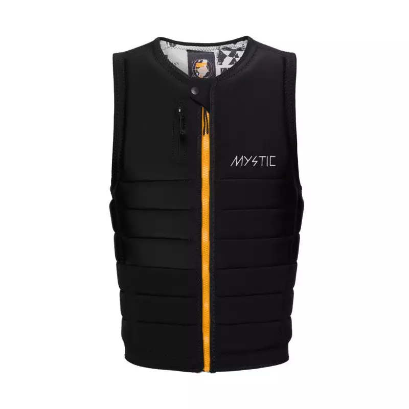Gilet impact MYSTIC The Dom Frontzip Wake Black