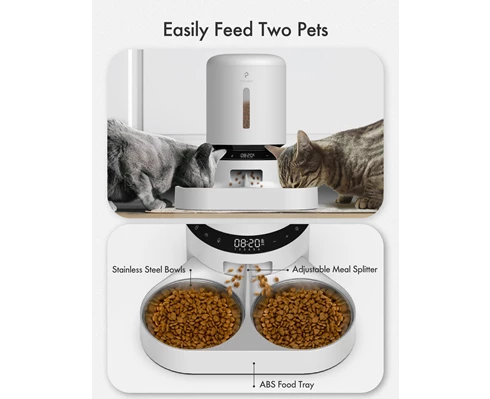 Petlibro Granary Dual Food Tray 5L - White