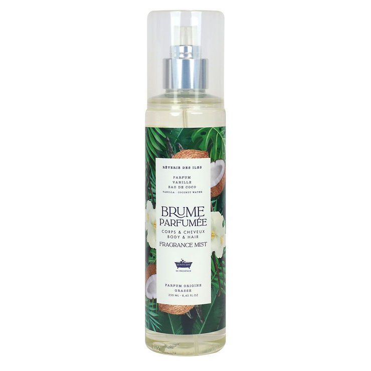 Brume parfumée cheveux et corps vanille coco 250ml