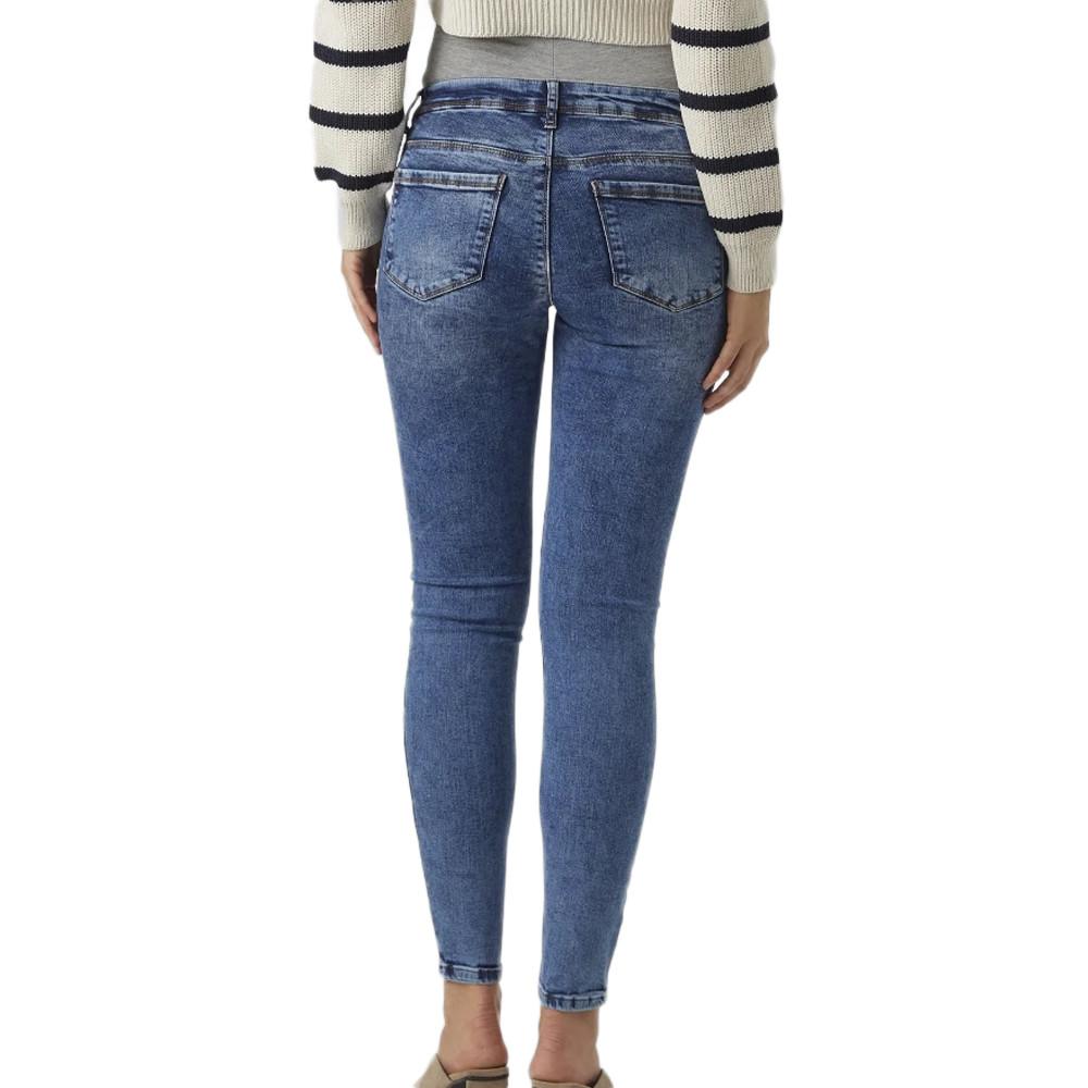 Mamalicious Jean Slim Bleu Femme Mamalicious Roma