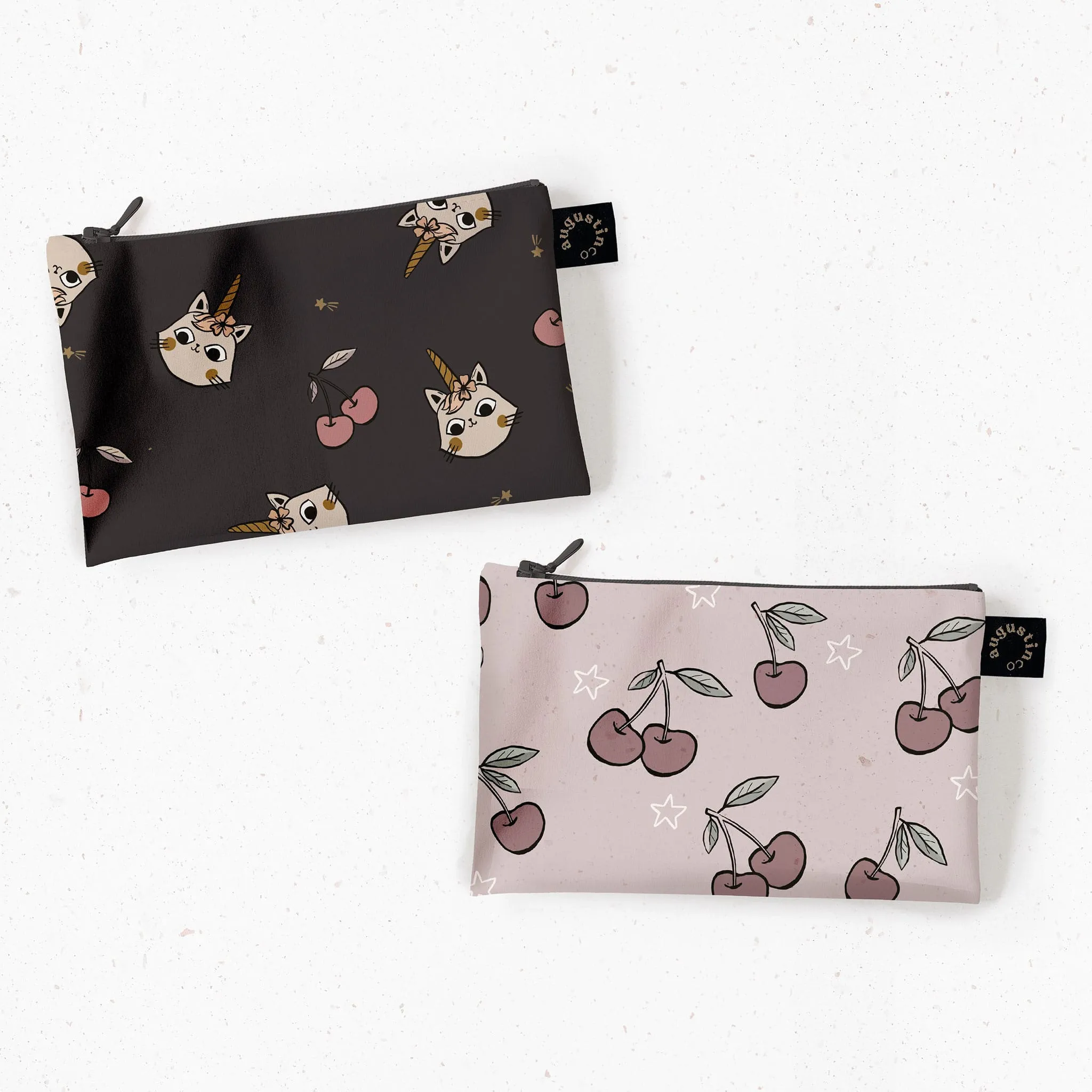 Augustin & Co Sacs à Collations Paquet de 2 - Chats Licornes