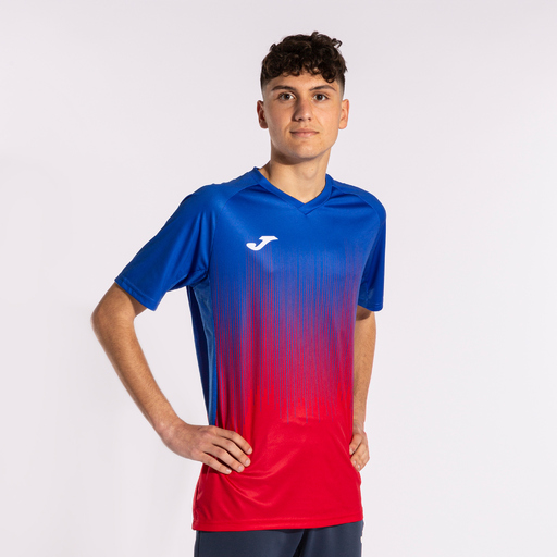 Camiseta de manga curta Joma Tiger IV Vermelha Royal