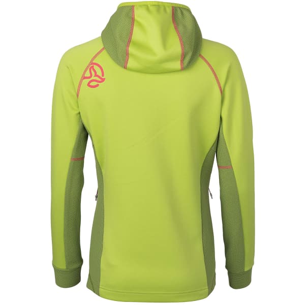 Veste polaire randonnée TERNUA SAKKETA 2.0 HOOD JKT W DEEP LIME
