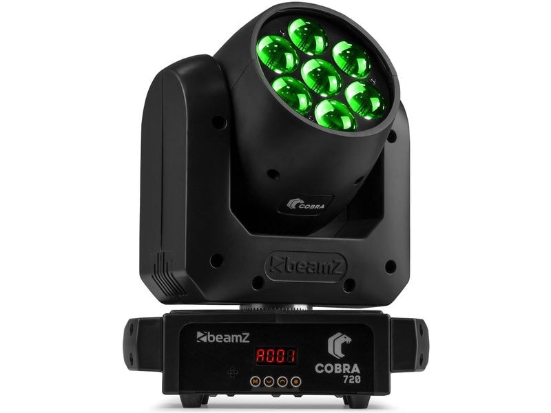 BeamZ Moving Head COBRA 712 LED Wash Moving Head mit Zoomfunktion