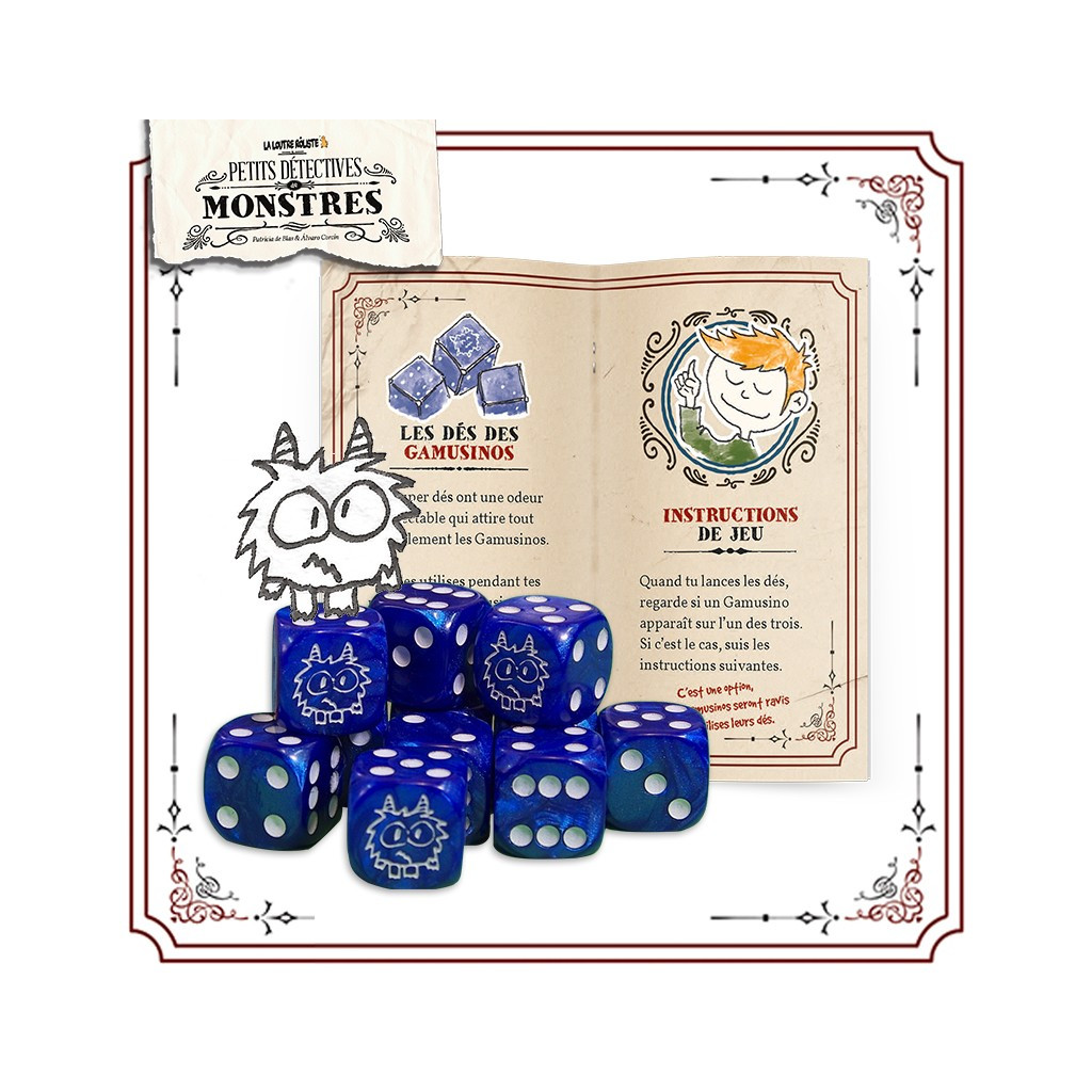 Petits Détectives de Monstres - 12 dés Gamusinos