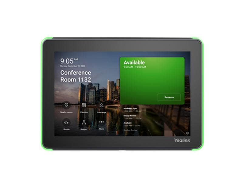 Yealink Touch Panel E2 Room System RoomPanel für Microsoft RoomPanel für Microsoft Teams Nutzen und verwalten Sie Ihre Besprechungsräume mit aussergewöhnlicher Leichtigkeit und Effizienz
