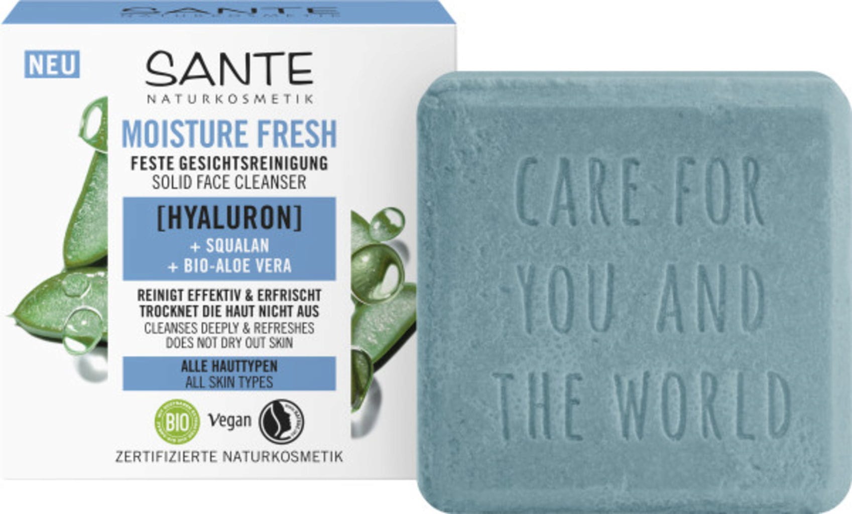 Santé naturally.  Moisture Fresh Feste Gesichtsreinigung, 60 g