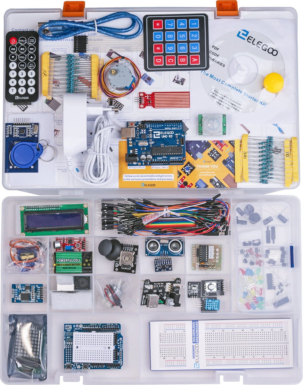 Elegoo  UNO R3 Ultimate Starter Kit    Spielerisches Eintauchen in die Welt der Elektronik