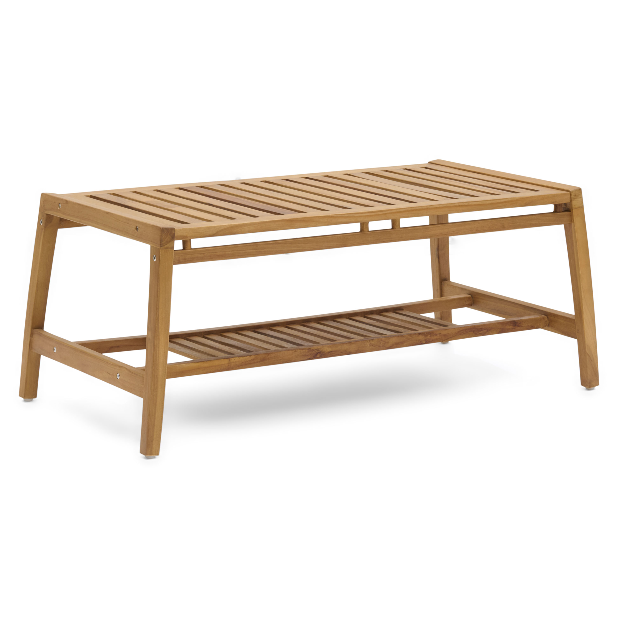 Loungeset Reese naturel teak - set van 4