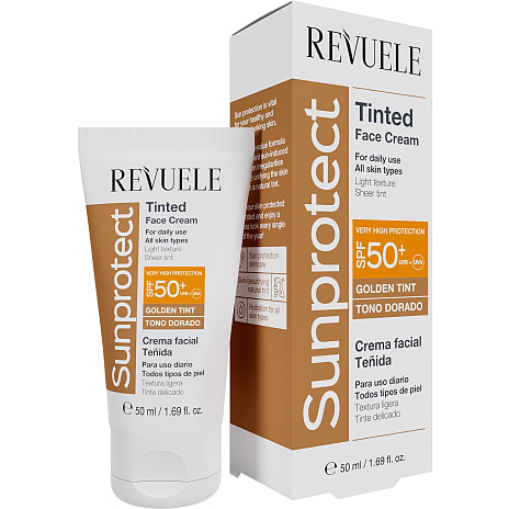 Dagcreme m. farve m. SPF50+